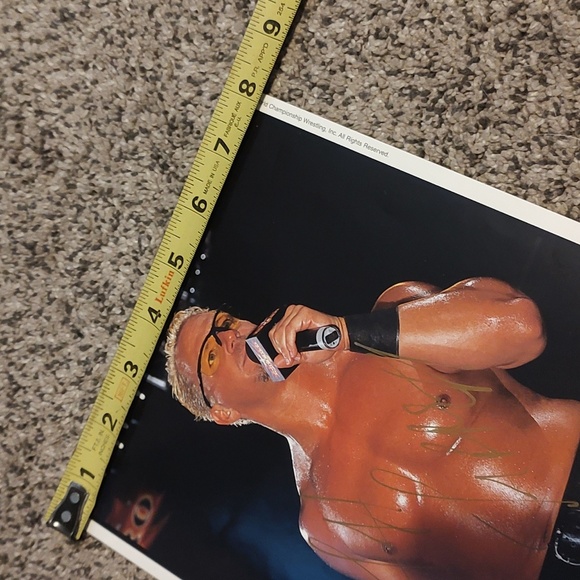 WCW Jeff Jarrett Sign Autograph Photo - Picture 5 of 6